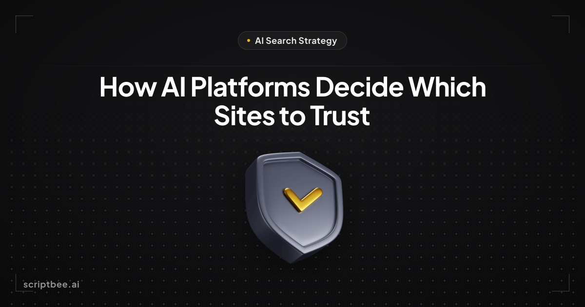 Authority signals that matter: How AI analytic platforms decide which websites to trust