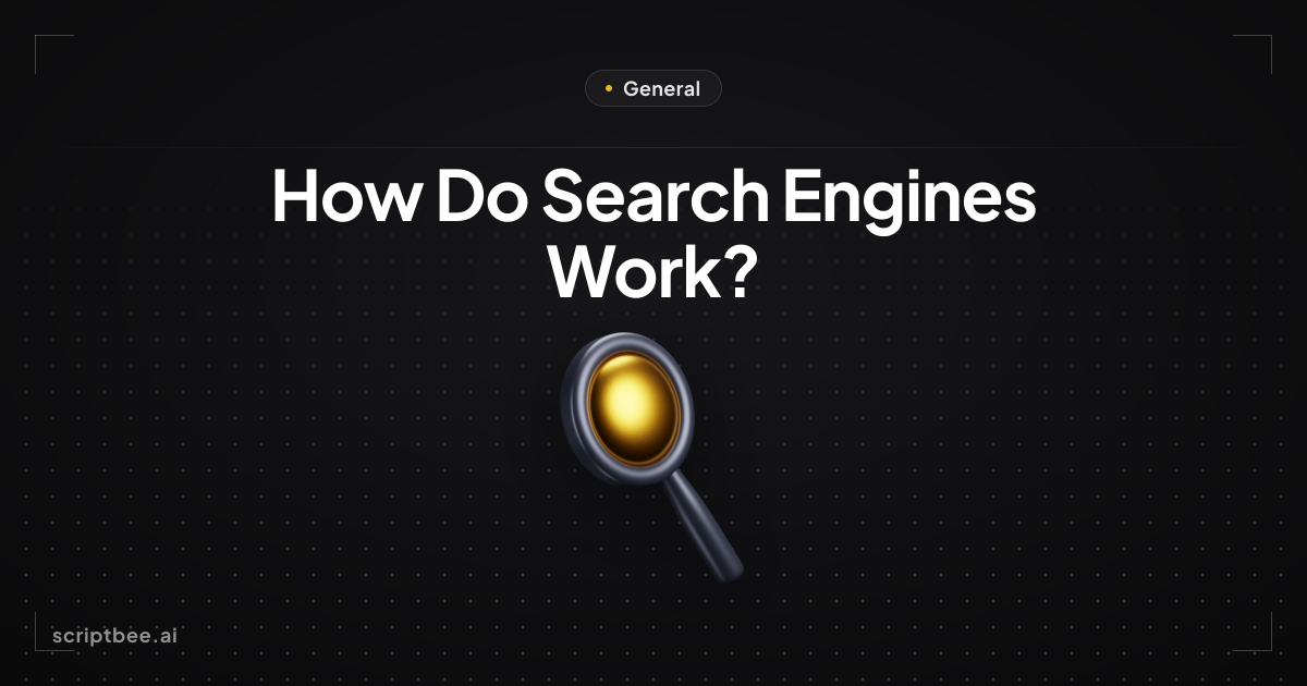 How Do Search Engines Work? A Guide for Beginners ๐