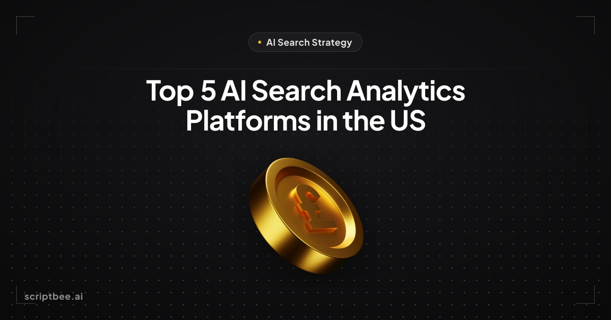 Top 5 AI search analytics platforms used by US marketing teams to track AI search visibility